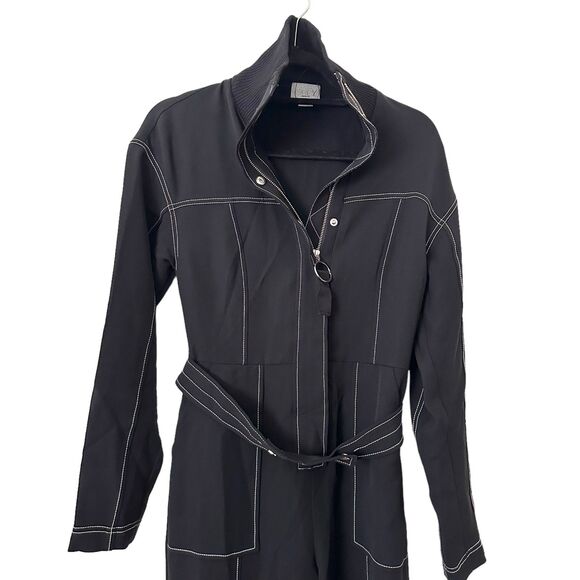 GREY JASON WU Utility Style Belted Jumpsuit NWOT Sz 4 - Picture 5 of 6